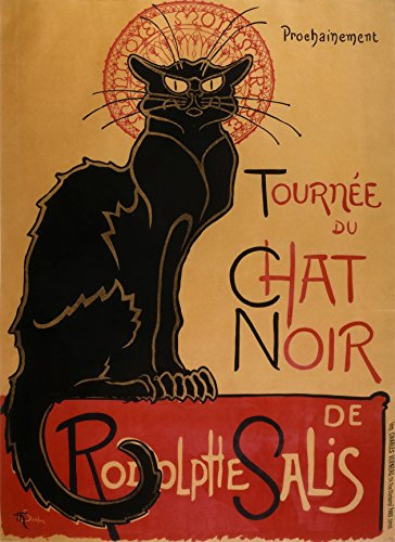 Legendarte - Kunstdruck auf Leinwand - Tournée du Chat Noir Théophile Alexandre Steinlen - Wanddeko, Canvas cm. 80x110