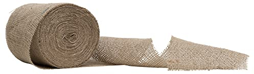 Windhager Jute-Wickelstreifen ÖKO, Jutegewebe, Juteband, Deko-Band, Bastelband aus Jute, natur, 10 cm x 25 m