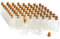 YFZYT Lot de 100 petites bouteilles transparentes avec bouchon en liège pour dragées de mariage, perles, décoration de la maison, loisirs créatifs - 2 ml (16 mm x 35 mm)