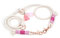 Weiche Hundeleine YASMIN mit Rosegold Scheren-Karabiner | kleine & große Hunde | Baumwoll-Tau, verstellbar, leicht | 1,5m, 2m, 2,5m, 3m