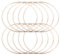 10Stücke Teiliges Dreamcatcher Metallring DIY Zubehör für Makramee Pflanzenhänger und Bastelprojekte Langlebig und