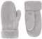 Futrzane Modern Fäustlinge - Fellhandschuhe Damen - Handschuhe Winter mit Pelz (Grau Kurz Modern)