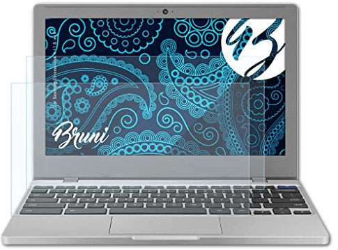 Bruni Screen Protector compatible with Samsung Chromebook 4 11.6 inch Protector Film, crystal clear Protective Film (2X)