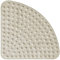 XM-ZHHY Sector Tapis de Douche d'angle en Caoutchouc, Tapis de Bain antidérapant Quadrant Tapis antibactérien avec ventouses pour Douche ou Baignoire, Tapis de Bain antidérapant, 54x54cm