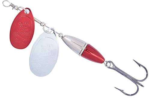 Colonel Metallica Spinner Blade Double Silber-Rot 18g