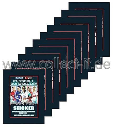 Topps Bundesliga 09/10 Sticker - 10 Tüten - JETZT lieferbar!