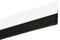 WOLFPACK LINEA PROFESIONAL - Burlete Pvc Con Cepillo. Para Puertas. Color Blanco 1 Metro