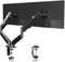 Pholiten Supporti per 2 monitor, Supporto per doppio monitor da scrivania, Braccio per doppio monitor con molla a gas, per schermi da 17-27 MD81SP