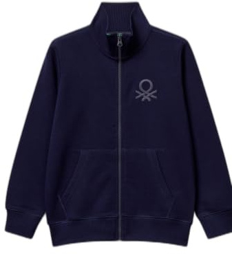 United Colors of Benetton Jungen Jacke M/L 3j68c501b LANGÄRMLIGES Sweatshirt (1er Pack)