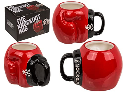 Varzi Auswahl Keramikbecher, Boxhandschuh, Rot