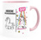 Moonworks® Kaffee-Tasse Einhorn Geschenk Erzieherin Abschied Kita Kindergarten Andere Erzierinnen Du weiss-innen-rosa standard