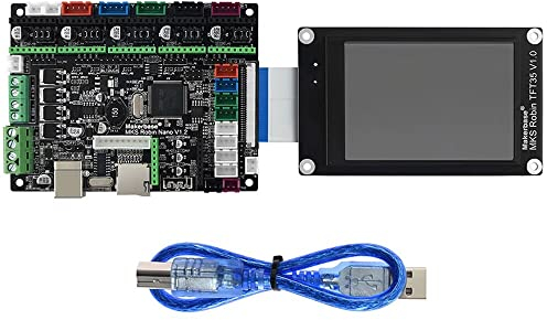 HANLEES MKS 3D-Druckerplatine STM32 MKS Robin Nano Board V1.2 Hardware Open Source (unterstützt Marlin2.0) Unterstützung mit 3,5 Zoll Touchscreen (mit Bildschirm)