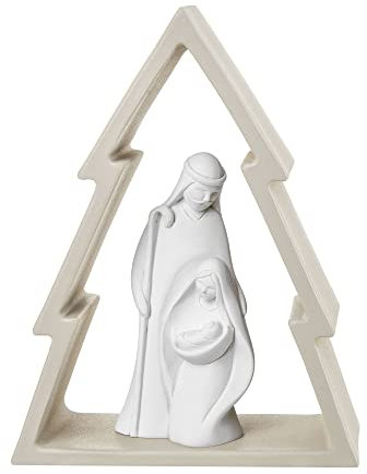 BONGELLI PREZIOSI Krippe Geburt Weihnachtsbaum 16 cm Haselnuss
