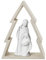 BONGELLI PREZIOSI Krippe Geburt Weihnachtsbaum 16 cm Haselnuss