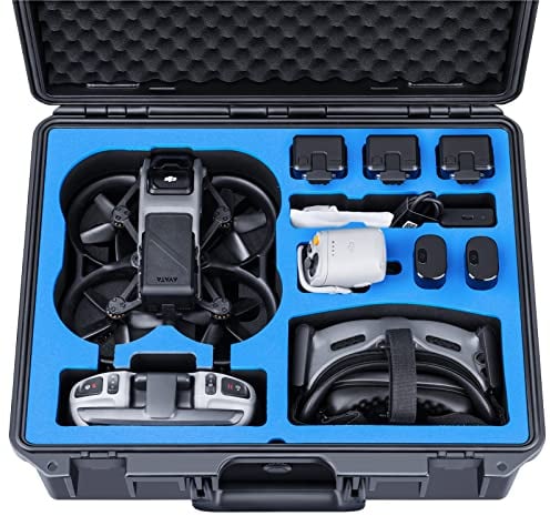 Lykus Titan AT110 Wasserdicht Tasche Koffer Case für DJI Avata, Goggles 2 und FPV-Fernsteuerung, unterstützt bis zu 9 Avata-Akkus und 3 Goggles-Akkus [NUR Koffer]