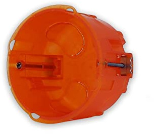 Edelstahl Boden Wand Einbausteckdose Rund versenkbar Bodentank Einsatz für Livolo Einsätze 089701 Bodendose Batidose (LEG Unterputzdose Batibox 080188 für Wandsteckdose 089701)