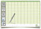 Kalenderoutlet din A2 abwischbarer Dauerkalender Geburtstagskalender immerwährender Kalender Jahresplaner (59,4x42,0cm) inkl. 1 Marker jahresunabhängig, gerollt deutsche Sprache