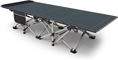 Leichtes Klappbett, einzelnes Büro, Nickerchenbett, Mittagspause, Liege, einfaches Klappbett, liegendes Einzelbett, ältere Menschen, Rasenliege (Farbe: Grau, Größe: 190 x 71 x 53 cm) (Farbe: 190 x 71