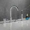 XJTNLB Mitigeur Douche 2 Sorties Rotatif à 360° Mitigeur de Bain 4 Trous Robinet Douche Baignoire,Chromé,B