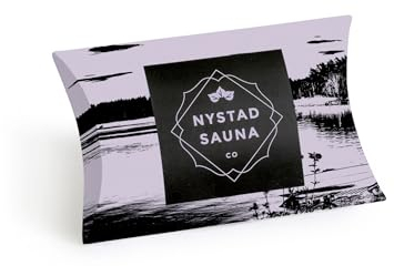 Nystad Sauna | 1er Set Saunaduft Saunaaufguss Aroma Kräutermischung - mehrfach verwendbar vegan, ökologisch, abfallfrei und ohne chemische Zusätze (Birke-Lavendel)