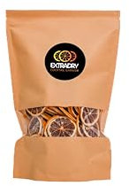Extra Dry Limoni Gialli Secchi Per Cocktail | 125 Fette Dintorni di Limoni Disidratati | Grande bustina 178 g Rondelle Di Limone Secche | 100% Naturale | Frutta Secca Senza Zucchero Aggiunto