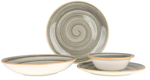 Bonna Geschirrset - Aura Space - 24 teilig - 6 Personen - Porzellan