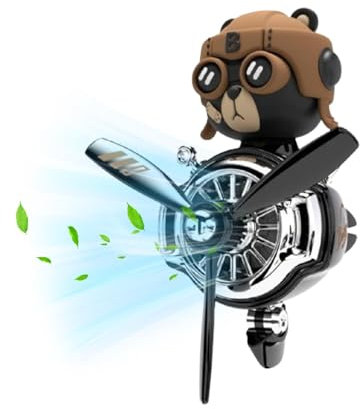Bear Auto Aromatherapie Clip, Flugzeug Auto Lufterfrischer | Bear Auto Vent Duftdiffusor, Auto Aromatherapie Diffusor Clip für verschiedene Auto-Lüftungsschlitze