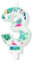 Flamingo 3rd Birthday Candles - Number 3 & Hawaiian Cake Toppers - Themed Birthday Cake Decorations for Boys, Girls & Kids Parties
