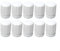 HOHOVYVY 10 Stücke Handradschalter Fussbodenheizung, Hand Rad Schalter Fußbodenheizung Verteiler Zubehör M30 × 1,5 Weiß