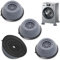 4 Stück Waschmaschine Füße, Großes Format Anti Vibration Waschmaschine, Silent Waschmaschine Dämpfer, Waschmaschine Anti Vibration Füße Verlängern Ihre Lebensdauer