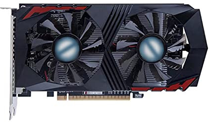 8KLANMMQ Carte graphique d'ordinateur compatible avec NVIDIA Gtx1050ti 4 Go GDDR5 128 bits PCIE 2.0 Interface DVI DP compatible HDMI avec ventilateur de refroidissement carte graphique