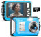Yixinxin Unterwasserkamera 2.7K Digitalkamera wasserdichte 56MP Autofokus wasserdichte Kamera Fotokamera mit 32GB Karte