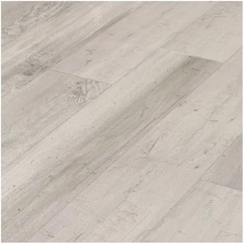 HORI Vinylboden – hochwertiger SPC Bodenbelag ohne PVC, Klickvinyl in Holzoptik, wasserfest & pflegeleicht, ideal für Fußbodenheizung, Küche, Bad, Wohnzimmer & Flur | 1 Pkt. | Eiche weiss