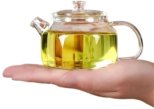 200 ml transparente Glas-Teekanne, Wasserkrug, hitzebeständig, klare Teekanne für Zuhause, Werkzeug für den Innenbereich
