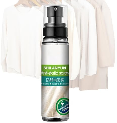 Qumiuu Antistatisches Spray | Sofort 100ml Schneller Haushaltsbedarf - Kleidung Antistatik Spray | Für Kleidung, Couch, Möbel, Auto, Reinigung, Staubwischen, Büros, Reise Und