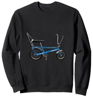 Retro 70s Chopper Style Bike Vintage Banana Seat Bicycle Sweatshirt