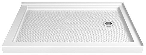 DreamLine DLT-1036602 Slimline 36-Inch x 60-Inch Double Threshold Shower Tray, White