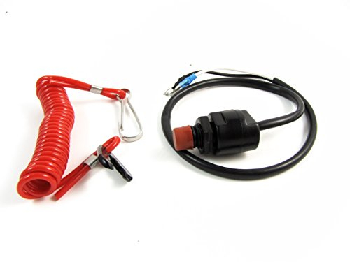 Universalboot Außenborder Motor Kills Stoppschalter & Safety-Leine-Lanyard