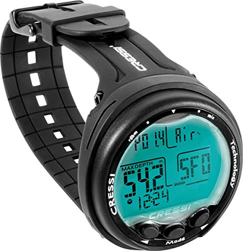 Cressi Giotto Diving Computer Ordinateur de plongée Mixte Adulte, Noir