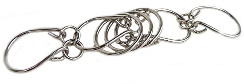Logica Spiele Art. Prager Kette - Metallpuzzle - Schwierigkeit 3/6 Schwierig - Knobelspiel - Denkspiel