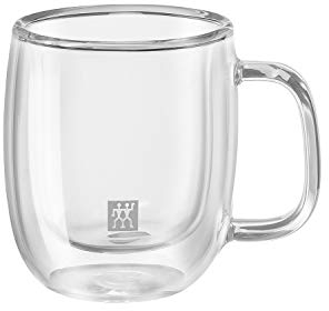 Zwilling Espressotasse, Glas, 2 Stück, 80 ml, Espresso, Zylindrisch, Durchsichtig, Wiederverwendbar, Mikrowellengeeignet, 2 Stück (Paquete de 1), 3167641, 3472831