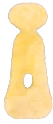 AltaBeBe MT4022L Lammfellauflage für Kinderautositze Gruppe 0+, beige