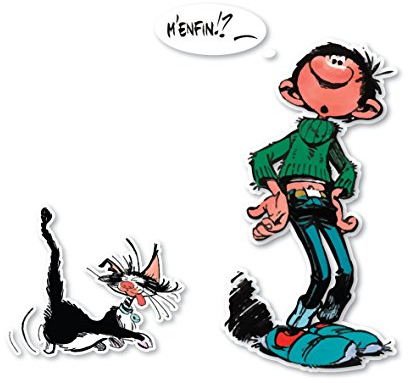 Gaston Lagaffe/MacBook Aufkleber/Aufkleber für Laptops