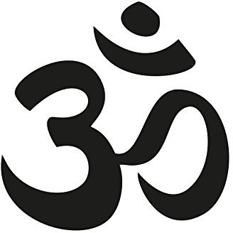 Plott Aufkleber OM Zeichen Mul Mantra Hindu Pranav Sticker Autoaufkleber