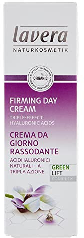 lavera Straffende Tagescreme Karanja Anti-Age Hyaluronsäure spendet Feuchtigkeit & reduziert Falten Vegan Bio Hautpflege Natürliche & Innovative Kosmetik (50ml)
