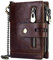 HALOVIE Mens Wallet RFID Blocking Leather Wallets with Zip Coin Pocket Credit Card Holder Anti-Theft Purse(Brown)