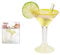 CREATIV DISCOUNT Miniatur- Cocktailglas mit Deko, 4cm