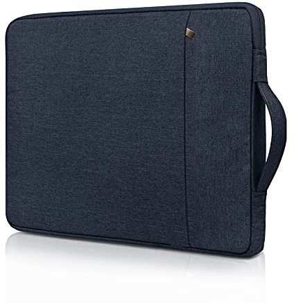 RAINYEAR Funda para portátil de 13,3 Pulgadas para MacBook Air 13 Pulgadas M4 M3 M2 M1 A3240 A3113 A2681 A2338 A2337, Macbook Pro de 13,3 y 14 Pulgadas, Funda para Notebook Chromebook, Azul Marino