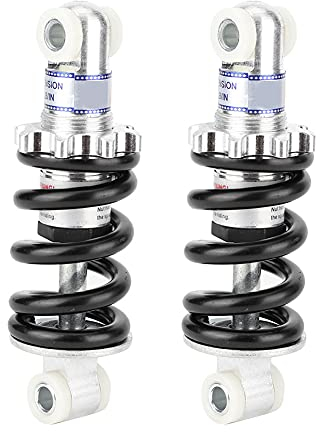 motorrad Hinterer Stoßdämpfer, 2 Stück mini Quad Stoßdämpfer 4 stück quad 125mm 750lbs Hinterer Stoßdämpfer mini Roller Stoßdämpfer Hinten Passend für ATV Go Kart Roller