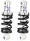 motorrad Hinterer Stoßdämpfer, 2 Stück mini Quad Stoßdämpfer 4 stück quad 125mm 750lbs Hinterer Stoßdämpfer mini Roller Stoßdämpfer Hinten Passend für ATV Go Kart Roller